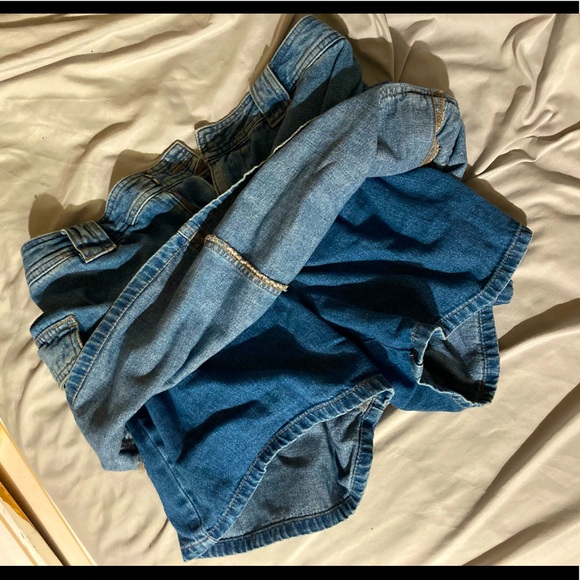 Sonoma petite jean skirt with built in shorts - Picture 6 of 7